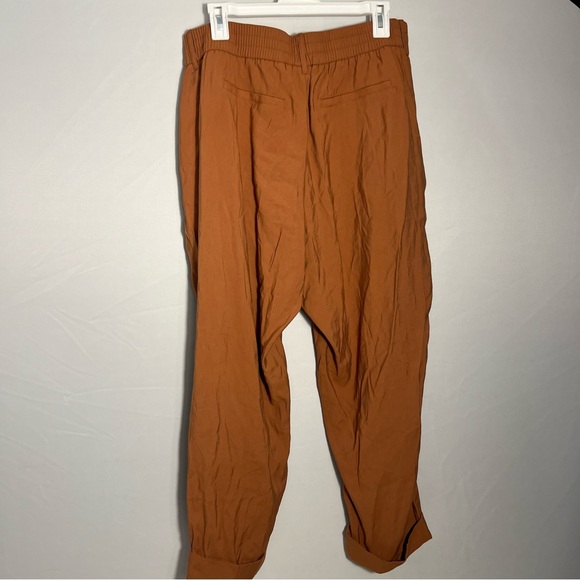 A New Day Pants Womens Size 14 & 18 Orange Bronze Pintuck Slim Ankle NWT - Picture 7 of 10